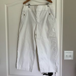 Spanx Stretch Twill Cropped Wide Leg Pant - Style No 20312R